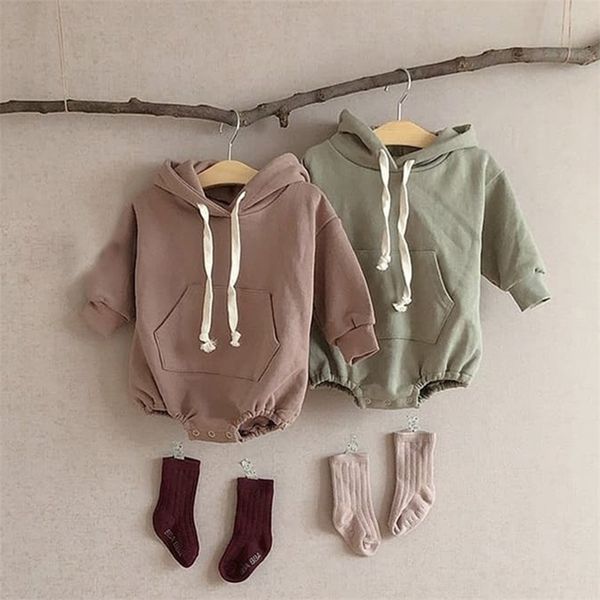 rompers autumn spring rompers baby boys girls cute long sleeved with cap pure cotton infant kids fleece thicken jumpsuits 220913, Blue
rompers autumn spring rompers baby boys girls cute long sleeved with cap pure cotton infant kids fleece thicken jumpsuits 220913, Blue
