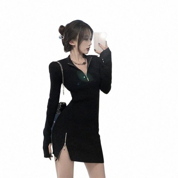 casual dresses lucyever side split long sleeve knit women street style zipper slim mini dress woman 2021 solid bottoming a2na#, Black;gray
casual dresses lucyever side split long sleeve knit women street style zipper slim mini dress woman 2021 solid bottoming a2na#, Black;gray