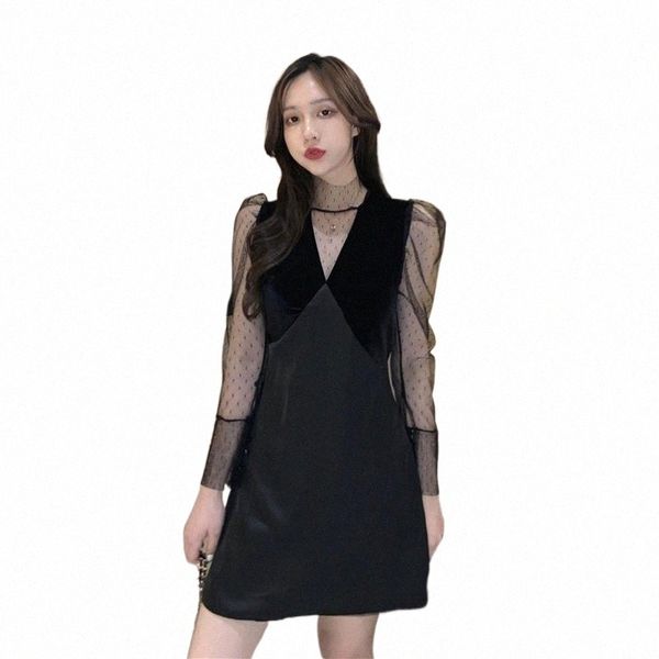 casual dresses black fake two pieces bodycon dress female long sleeve hollow out dot mesh women 2021 spring autumn fashion a6bn#, Black;gray
casual dresses black fake two pieces bodycon dress female long sleeve hollow out dot mesh women 2021 spring autumn fashion a6bn#, Black;gray
