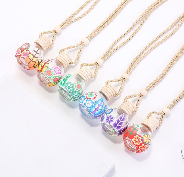 per bottle polymer clay essential oil diffuser car accessories ornament pendant air freshener hygidg
per bottle polymer clay essential oil diffuser car accessories ornament pendant air freshener hygidg