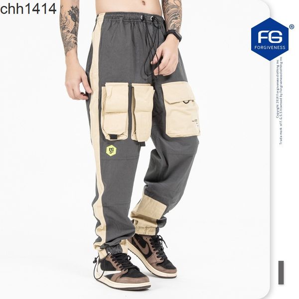 2020 autumn and winter new national fashion splicing multifunctional pocket functional leggings overalls, Black
2020 autumn and winter new national fashion splicing multifunctional pocket functional leggings overalls, Black