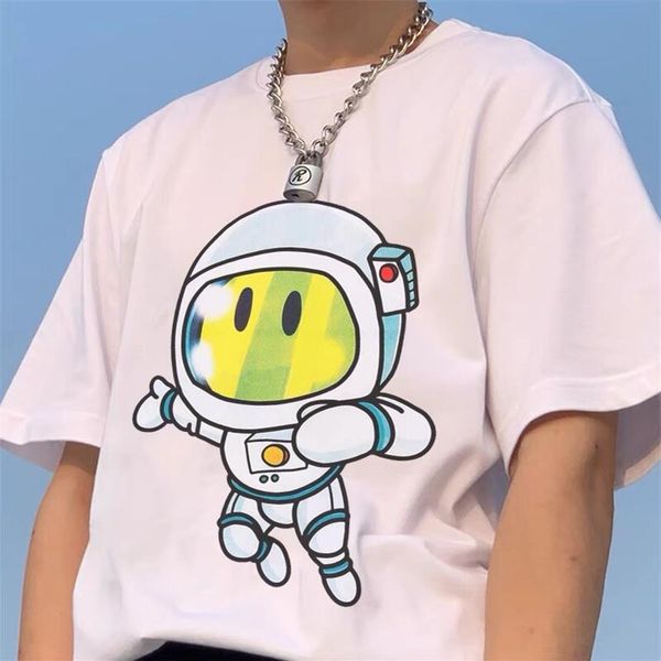 22ss europe usa spring summer astronaut smile face tee skateboard men t shirt women high street fashion tshirt252a, White;black
22ss europe usa spring summer astronaut smile face tee skateboard men t shirt women high street fashion tshirt252a, White;black
