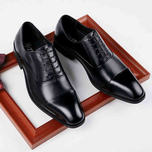 dress shoes new three connector leather business men's wedding office youth 220914, Black
dress shoes new three connector leather business men's wedding office youth 220914, Black