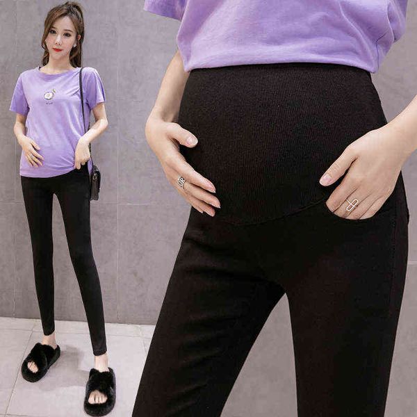 sleep lounge & maternity pencil pants for pregnant women j220823, White