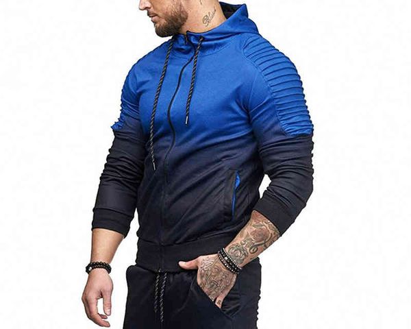 men's clothing mens sports jackets fashion 3d design slim fit sportswear 5 colors gradient hooded male sweatshirts with pockets, Black
men's clothing mens sports jackets fashion 3d design slim fit sportswear 5 colors gradient hooded male sweatshirts with pockets, Black