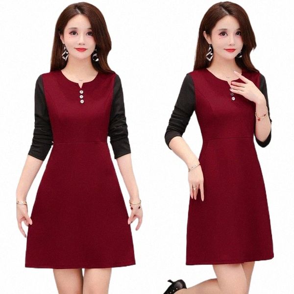 casual dresses coigarsam women dress autumn 2022 office lady long sleeve o-neck red green robe vestidos 79sr#, Black;gray
casual dresses coigarsam women dress autumn 2022 office lady long sleeve o-neck red green robe vestidos 79sr#, Black;gray
