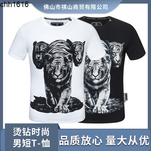 fashion brand philippe brand short sleeve men round neck t-shirt aggressive personality pp drilling tiger men t-shirt, White;black
fashion brand philippe brand short sleeve men round neck t-shirt aggressive personality pp drilling tiger men t-shirt, White;black