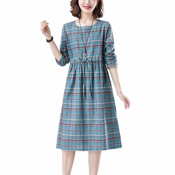 casual dresses women cotton linen long dress 2021 autumn vintage plaid loose comfortable female sleeve a-line p1492 e2gn#, Black;gray
casual dresses women cotton linen long dress 2021 autumn vintage plaid loose comfortable female sleeve a-line p1492 e2gn#, Black;gray