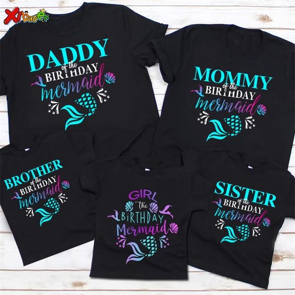 family matching outfits birthday shirt for family girl t shirt mermaid dad sister kids girls clothing children clothes matching mother daugh, Blue
family matching outfits birthday shirt for family girl t shirt mermaid dad sister kids girls clothing children clothes matching mother daugh, Blue