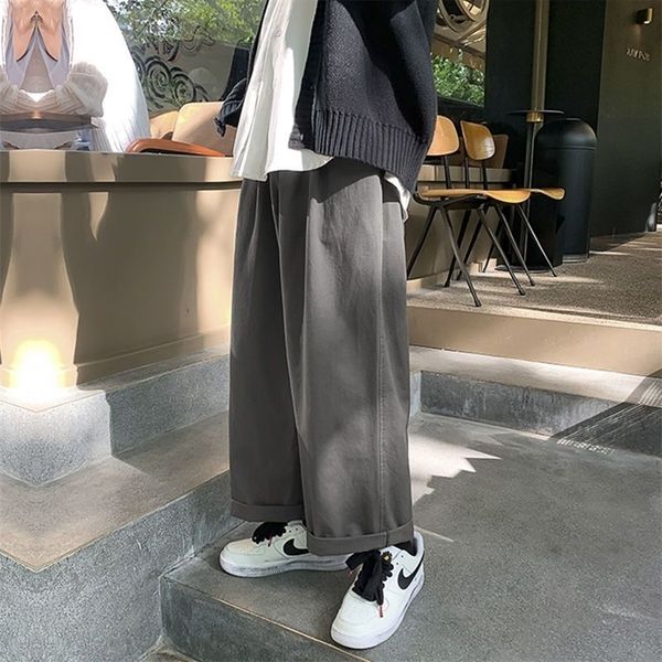 men's pants boys straight solid trousers korean spring autumn high street hip hop pant japan harajuku versatile wide-leg casual pants 2, Black
men's pants boys straight solid trousers korean spring autumn high street hip hop pant japan harajuku versatile wide-leg casual pants 2, Black