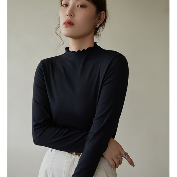women s knits tees dushu turtleneck pullover long full sleeve solid casual slim spring autum soft sweater for 220914, White
women s knits tees dushu turtleneck pullover long full sleeve solid casual slim spring autum soft sweater for 220914, White