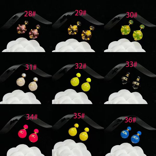 womens brand double side designer stud earrings luxury pearl gold charm fashion ear rings earring christmas gift jewelry, Golden;silver
womens brand double side designer stud earrings luxury pearl gold charm fashion ear rings earring christmas gift jewelry, Golden;silver