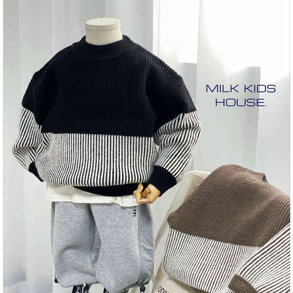 pullover 1-7y kid boys pullover winter clothes thick coarse wool warm children's handsome patchwork casual baby sweaters 0913, Blue
pullover 1-7y kid boys pullover winter clothes thick coarse wool warm children's handsome patchwork casual baby sweaters 0913, Blue