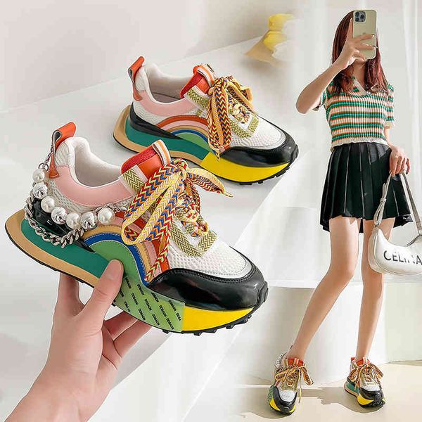 dress shoes versatile leather forrest gump summer 2022 new thick soled sports and leisure mesh breathable daddy women's shoes, Black
dress shoes versatile leather forrest gump summer 2022 new thick soled sports and leisure mesh breathable daddy women's shoes, Black