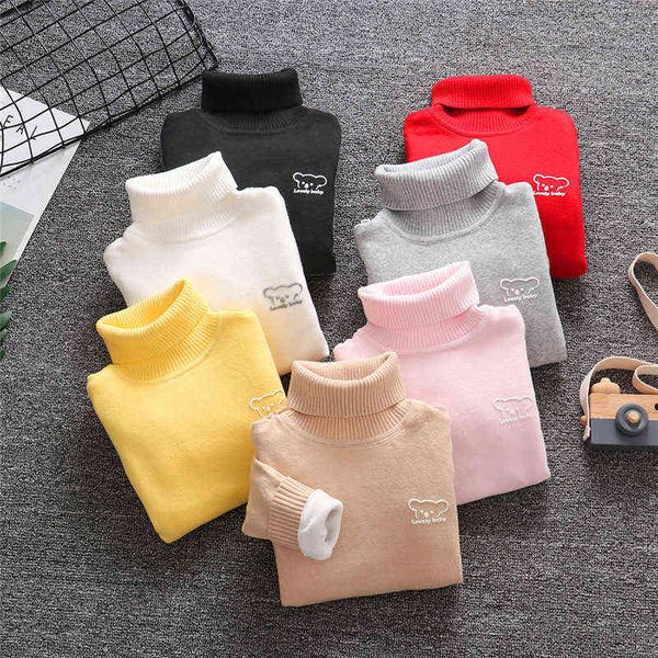 kid thick knitted bottoming turtleneck fall winter boy girl add velvet shirts solid high collar pullover sweater 0913, Blue
kid thick knitted bottoming turtleneck fall winter boy girl add velvet shirts solid high collar pullover sweater 0913, Blue