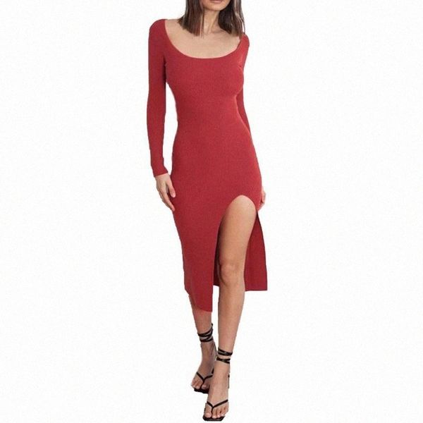 casual dresses trendy women long sleeve split dress ladies female fashion solid color for party 254j#, Black;gray
casual dresses trendy women long sleeve split dress ladies female fashion solid color for party 254j#, Black;gray