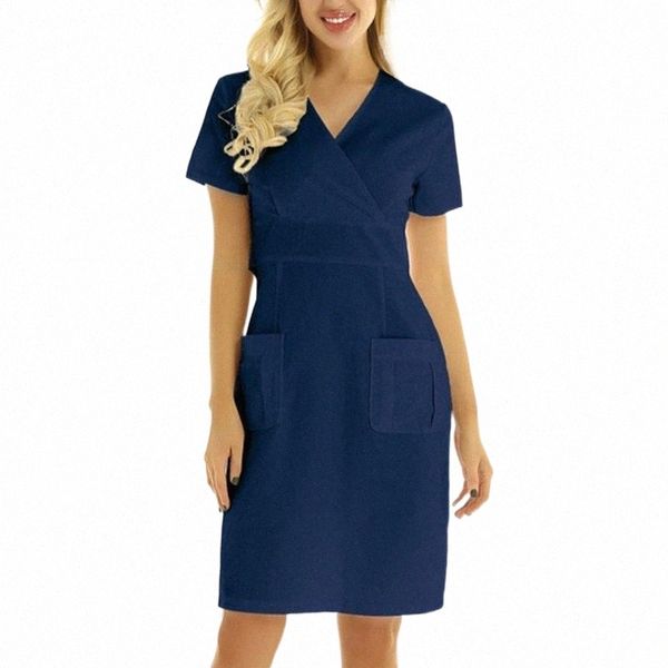 casual dresses short sleeve v-neck dress women solid working uniform pocket brief office wear vestido de mujer #py z2ym#, Black;gray
casual dresses short sleeve v-neck dress women solid working uniform pocket brief office wear vestido de mujer #py z2ym#, Black;gray