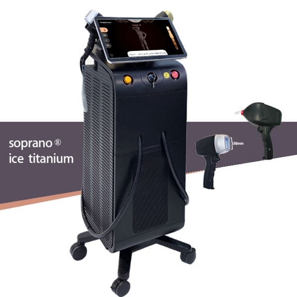 fast cooling ice titanium micro channel 12 bars diode laser 808 nm hair removal machine 755 808 1064 hair remover, Black
fast cooling ice titanium micro channel 12 bars diode laser 808 nm hair removal machine 755 808 1064 hair remover, Black