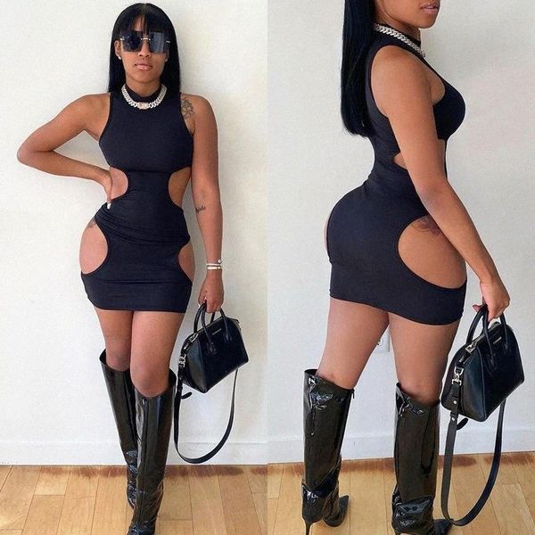 casual dresses bkld 2021 fashion women spring black hollow out bodycon party nightclub mini dress summer sleeveless short i0pp#, Black;gray
casual dresses bkld 2021 fashion women spring black hollow out bodycon party nightclub mini dress summer sleeveless short i0pp#, Black;gray