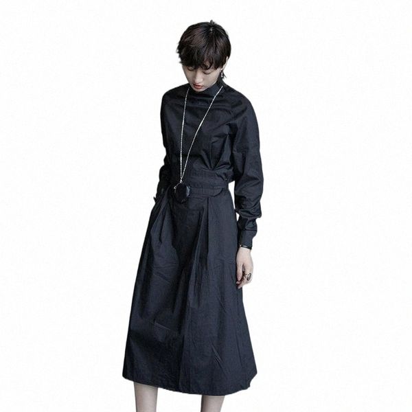 casual dresses zcsmll early autumn dark dress for women black wind small stand collar slim temperament strap long sleeve female b0y3#, Black;gray
casual dresses zcsmll early autumn dark dress for women black wind small stand collar slim temperament strap long sleeve female b0y3#, Black;gray