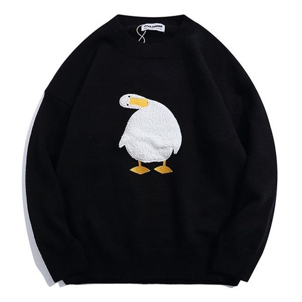 men s sweaters oversize furry head tilted duck sweater men harajuku winter cartoon goose pattern pullover woman black knitted jumper pull ho, White;black
men s sweaters oversize furry head tilted duck sweater men harajuku winter cartoon goose pattern pullover woman black knitted jumper pull ho, White;black