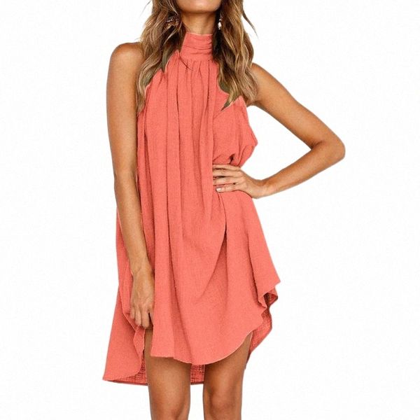 casual dresses women's vacation leisure sleeveless dress summer beach high collar solid color pleated temperament short camisoles h7rn#, Black;gray
casual dresses women's vacation leisure sleeveless dress summer beach high collar solid color pleated temperament short camisoles h7rn#, Black;gray