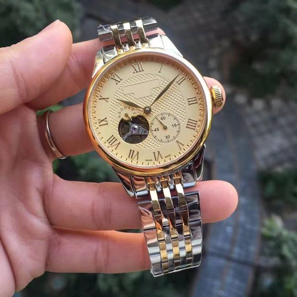 luxury quality automatic mechanical men's watch aaa 40mm 904l all stainless steel classic designer watch calendar montre deluxe strap m, Slivery;brown
luxury quality automatic mechanical men's watch aaa 40mm 904l all stainless steel classic designer watch calendar montre deluxe strap m, Slivery;brown