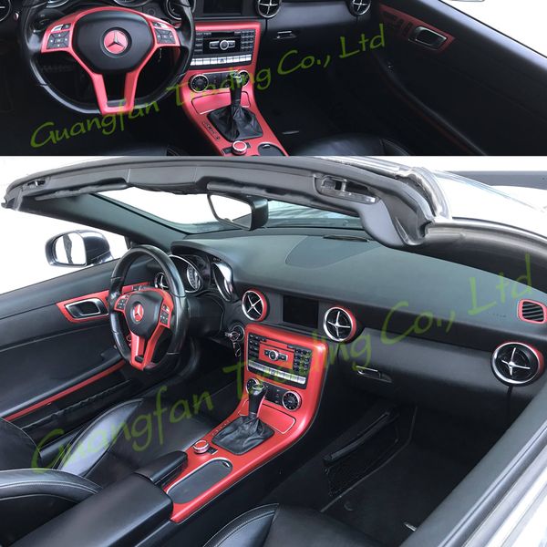 car-styling 3d/5d carbon fiber car interior center console color change molding sticker decals for mercedes slk r172 2011-2016
car-styling 3d/5d carbon fiber car interior center console color change molding sticker decals for mercedes slk r172 2011-2016