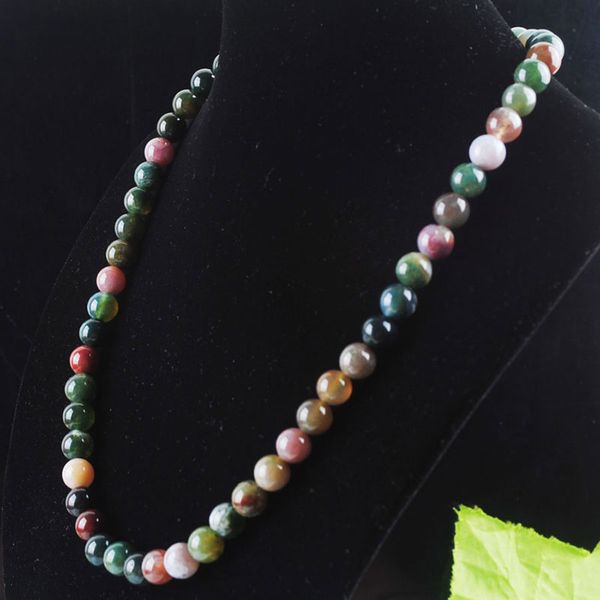 natural gem stone indian agate beads 8mm round beaded necklaces strand women handcrafted jewelry making 45cm length f3029, Silver
natural gem stone indian agate beads 8mm round beaded necklaces strand women handcrafted jewelry making 45cm length f3029, Silver
