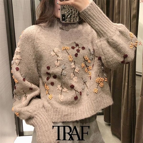 women's knits tees roenick women fashion beading embroidery sweaters female lantern sleeve knitted cropped vintage chic pullover jumpe, White
women's knits tees roenick women fashion beading embroidery sweaters female lantern sleeve knitted cropped vintage chic pullover jumpe, White