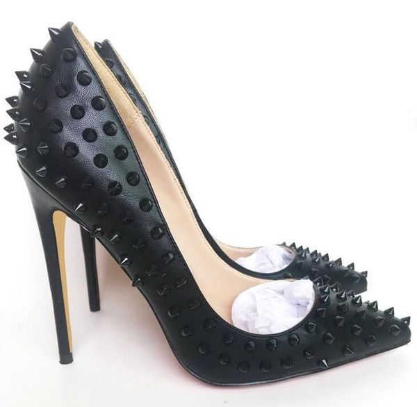 christians brand shoes red sloe women pumps high heel shoes rivet pointed toe fine heel lady wedding shoes, Black
christians brand shoes red sloe women pumps high heel shoes rivet pointed toe fine heel lady wedding shoes, Black