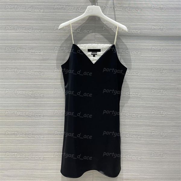 lace satin womens dress slim spaghetti strap dress sleeveless summer street style sling dresses289c, Black
lace satin womens dress slim spaghetti strap dress sleeveless summer street style sling dresses289c, Black