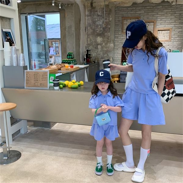 family matching outfits mother and daughter clothes sets mommy and me summer outfit korean children's clothing mom daughter couple look, Blue
family matching outfits mother and daughter clothes sets mommy and me summer outfit korean children's clothing mom daughter couple look, Blue
