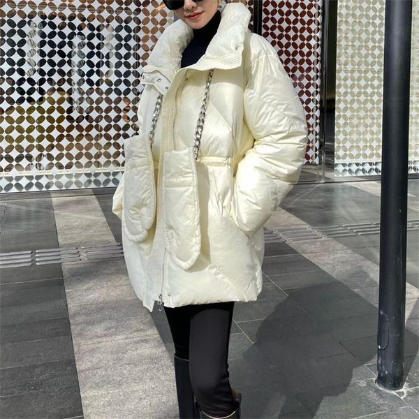womens down parkas winter stand collar waist long sleeve down jacket women with gloves warm fashion coat 220914, Black
womens down parkas winter stand collar waist long sleeve down jacket women with gloves warm fashion coat 220914, Black