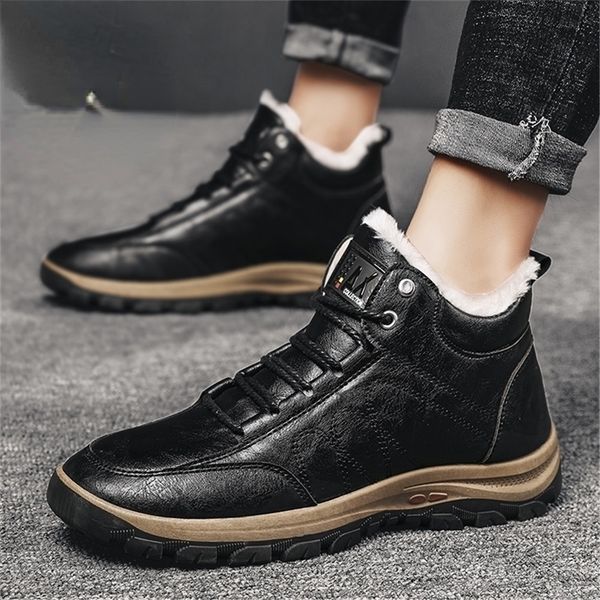 boots winter shoes mens nonslip thermal plush cotton cozy hard wearing outdoor non slip snow men botines 220913, Black
boots winter shoes mens nonslip thermal plush cotton cozy hard wearing outdoor non slip snow men botines 220913, Black