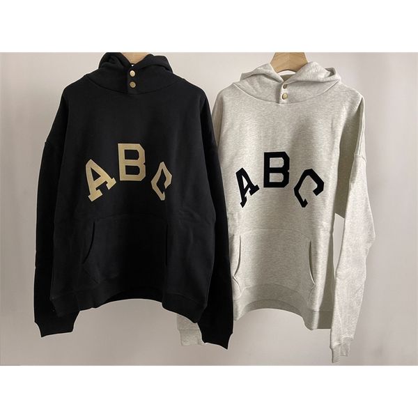 designer tees essentials mens t-shits autonomous fear god 7th season main line abc letter flocking printed sweater hoodie, Black
designer tees essentials mens t-shits autonomous fear god 7th season main line abc letter flocking printed sweater hoodie, Black