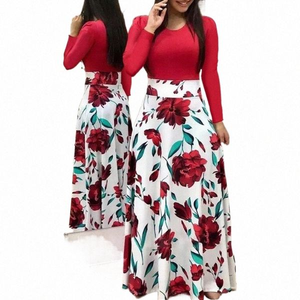 casual dresses floor-length elegant ladies dress boho straight floral printing high waist chic stylish o-neck long sleeve party b1nk#, Black;gray
casual dresses floor-length elegant ladies dress boho straight floral printing high waist chic stylish o-neck long sleeve party b1nk#, Black;gray