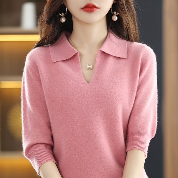 women's knits tees 22 spring and autumn cashmere sweater women's t-shirt 100% pure wool knitted sweater loose thin pullover short-, White
women's knits tees 22 spring and autumn cashmere sweater women's t-shirt 100% pure wool knitted sweater loose thin pullover short-, White