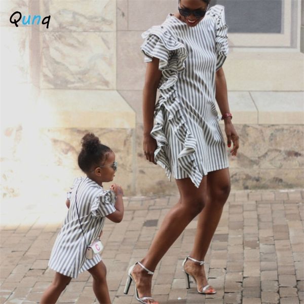 family matching outfits qunq mommy and me striped dress ruffle slim o-neck family matching outfits fashion casual lovely mother daughter cos, Blue
family matching outfits qunq mommy and me striped dress ruffle slim o-neck family matching outfits fashion casual lovely mother daughter cos, Blue