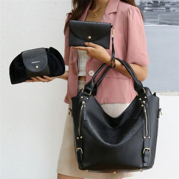 evening bags women s black tote fashion simple large capacity shoulder versatile casual hand messenger 220913
evening bags women s black tote fashion simple large capacity shoulder versatile casual hand messenger 220913