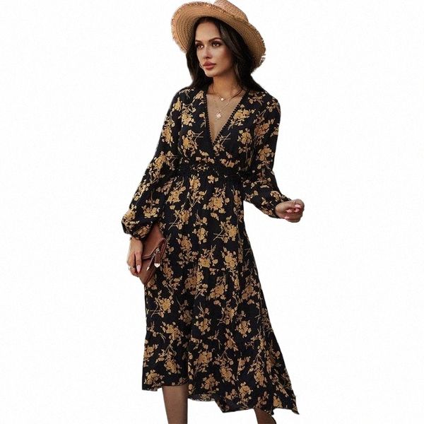 casual dresses women's midi dress autumn v-neck floral print for women boho vintage long sleeve woman clothing 26p2#, Black;gray
casual dresses women's midi dress autumn v-neck floral print for women boho vintage long sleeve woman clothing 26p2#, Black;gray