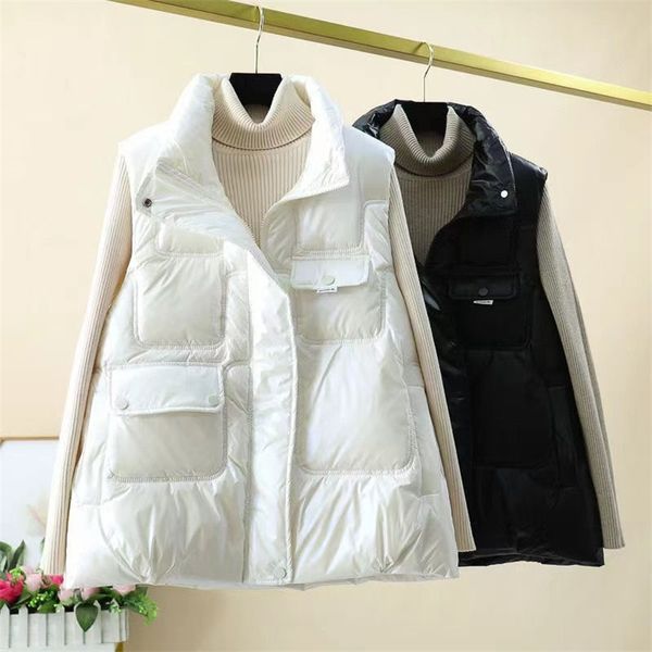 womens down parkas woman fashion duck down jackets vest female autumn stand collar zipper sleeveless loose solid color waistcoat outerwear g, Black
womens down parkas woman fashion duck down jackets vest female autumn stand collar zipper sleeveless loose solid color waistcoat outerwear g, Black