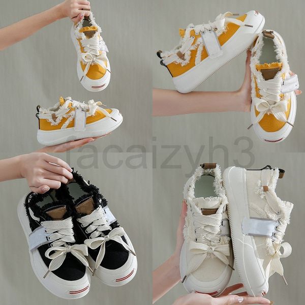 dress shoes designer sandalwood star's same canvas shoes women's 2022 summer korean thick soled casual sandals open your mouth and, Black