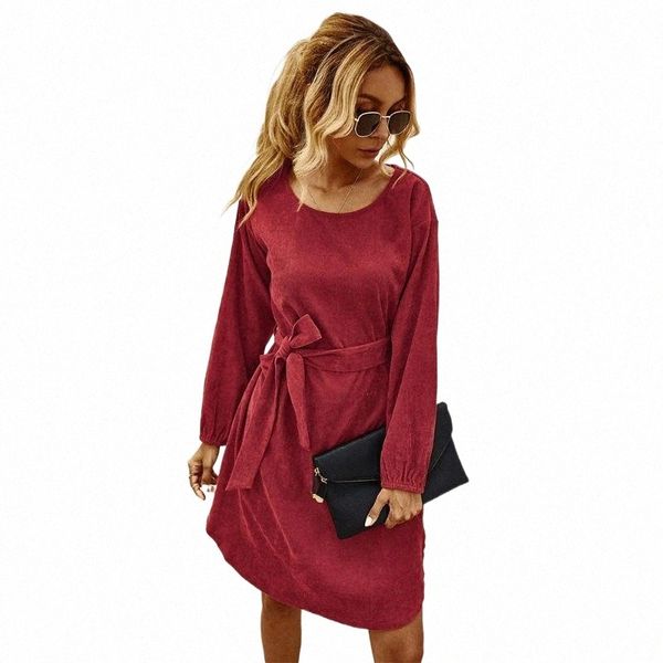 casual dresses woman dress spring/autumn simple fashion long sleeve solid color o-neck sashes corduroy for women f7e0#, Black;gray
casual dresses woman dress spring/autumn simple fashion long sleeve solid color o-neck sashes corduroy for women f7e0#, Black;gray