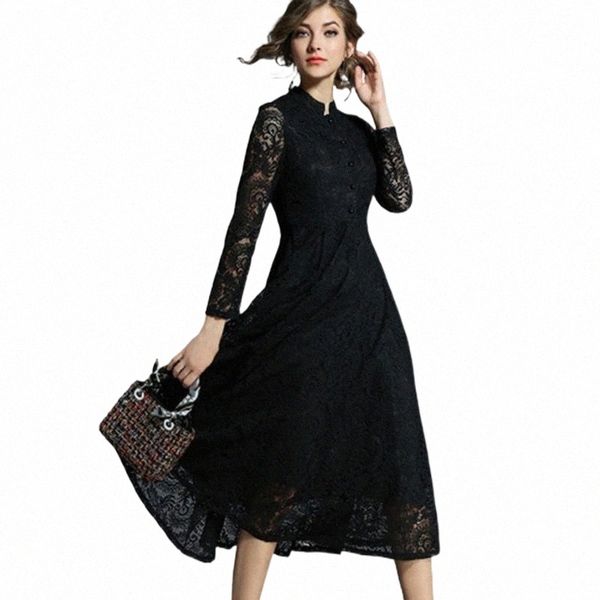 casual dresses spring autumn lace long dress women stand neck sleeve plus size 5xl slim office work female elegant party h7xy#, Black;gray
casual dresses spring autumn lace long dress women stand neck sleeve plus size 5xl slim office work female elegant party h7xy#, Black;gray