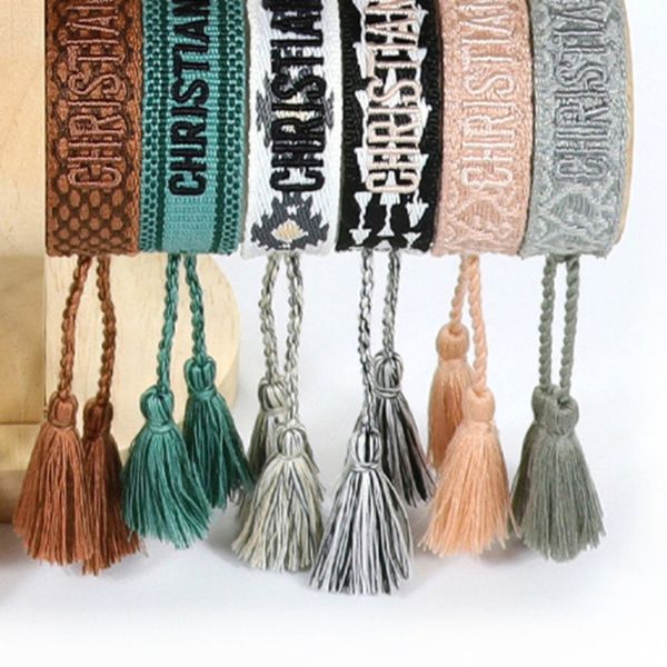 fashion brand classic bangles jewelry men women handmade cotton signture embroidery luxury bracelets designer woven bangle fabrics bracelet, Black
fashion brand classic bangles jewelry men women handmade cotton signture embroidery luxury bracelets designer woven bangle fabrics bracelet, Black