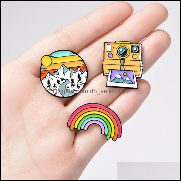 pins brooches rainbow mountain cute small funny enamel brooches pins for women demin shirt decor brooch pin metal kawaii badge fashi dhad0, Gray
pins brooches rainbow mountain cute small funny enamel brooches pins for women demin shirt decor brooch pin metal kawaii badge fashi dhad0, Gray