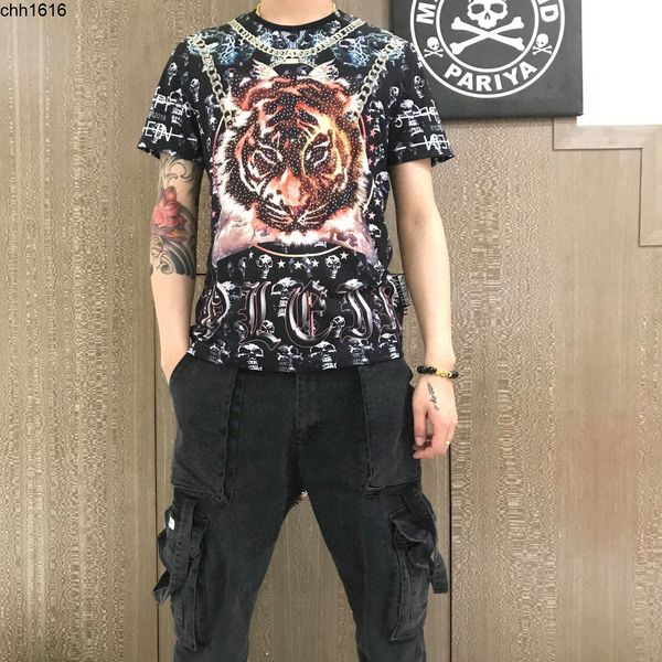 fashion brand philippe brand short sleeve men round neck t-shirt aggressive personality high quality, White;black
fashion brand philippe brand short sleeve men round neck t-shirt aggressive personality high quality, White;black