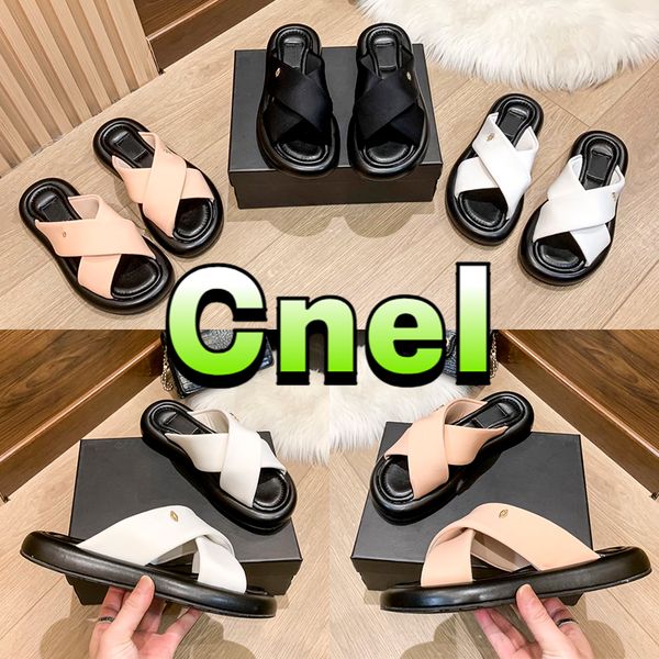 designer cnel sandals 22ss criss slide slippers flat slides beach sandal cross fabric inter locking luxury summer women outdoor fashion, Black
designer cnel sandals 22ss criss slide slippers flat slides beach sandal cross fabric inter locking luxury summer women outdoor fashion, Black