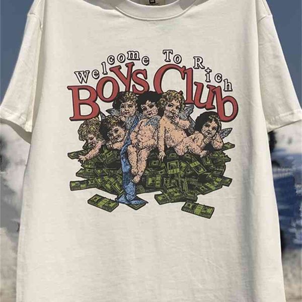 22fw hip hop bieber rich boys club limited vintage short sleeve ouyang nana same style, White;black
22fw hip hop bieber rich boys club limited vintage short sleeve ouyang nana same style, White;black